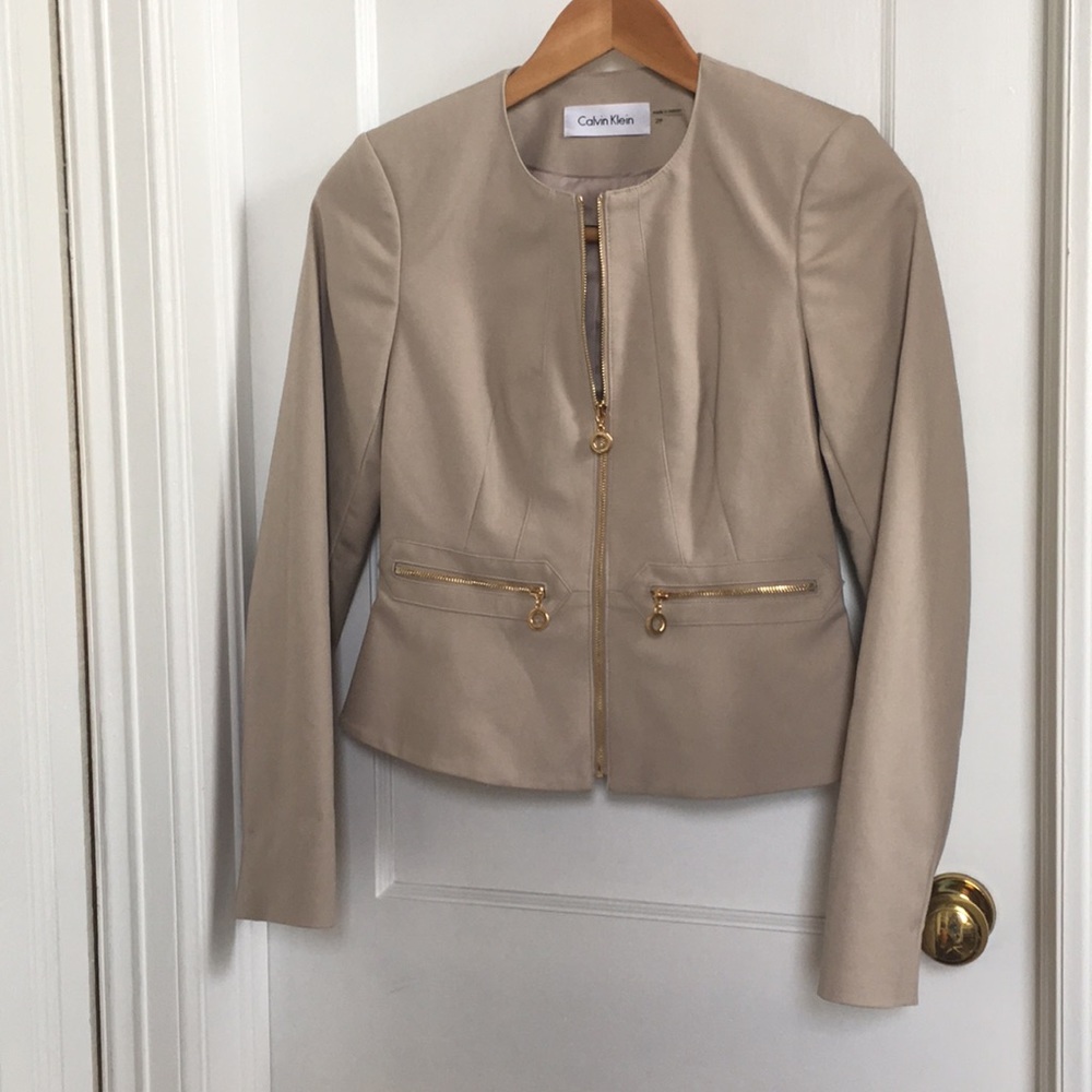 Calvin Klein Zipped Blazer - Sz. 2P
